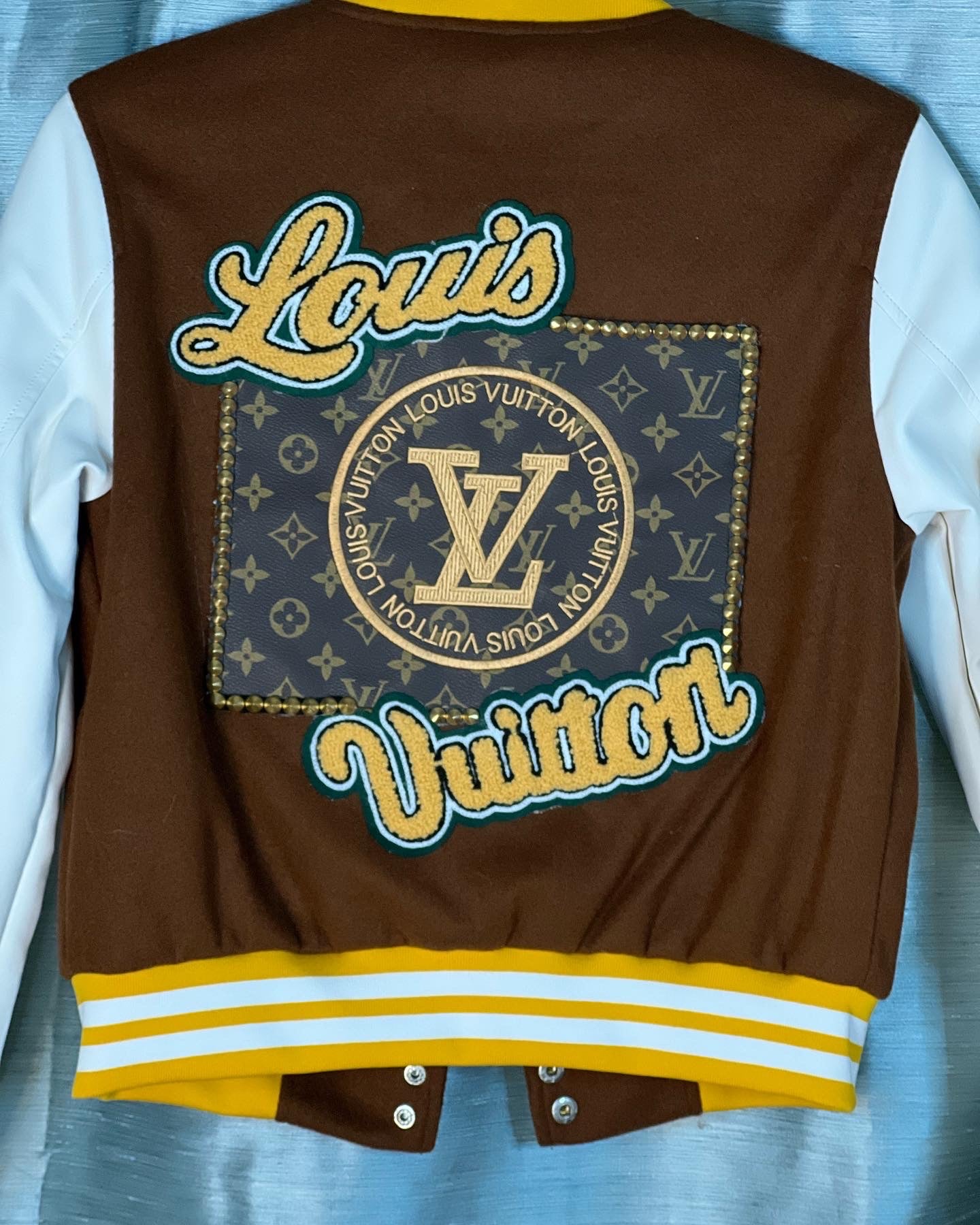 Custom Made Louis Vuitton Varsity Jacket